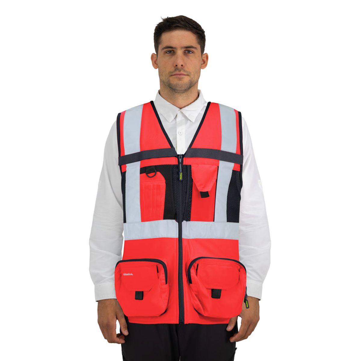 ALASKA - Chaleco Geologo Alaska Xpert Hombre Rojo