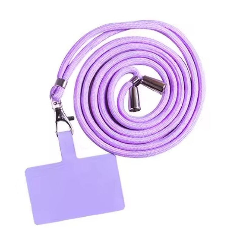 GENERICO - Colgante Para Carcasa Celular Universal Unicolor Cordón Ajustable Lava.