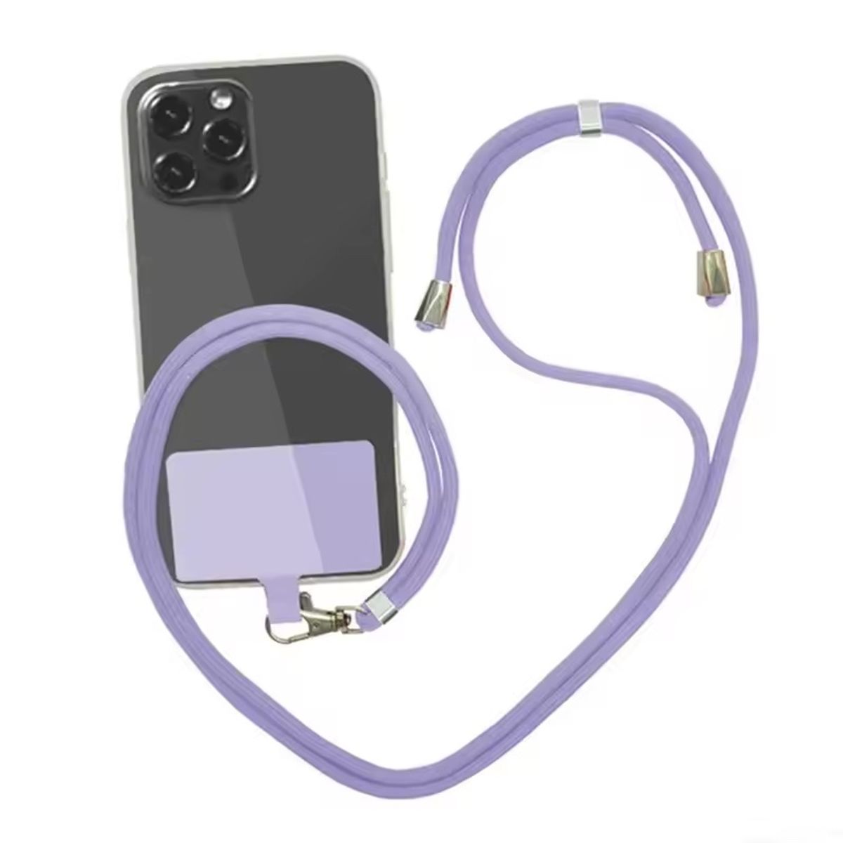 GENERICO - Colgante Para Carcasa Celular Universal Unicolor Cordón Ajustable Lava.
