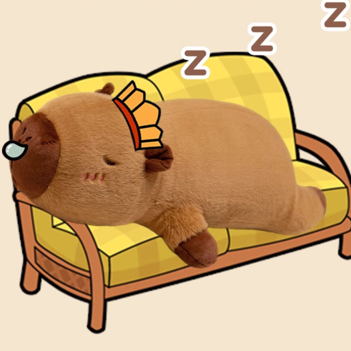 HOMESTAR - Peluche De Capibara Kawaii Carpincho muñecos de peluche 40cm