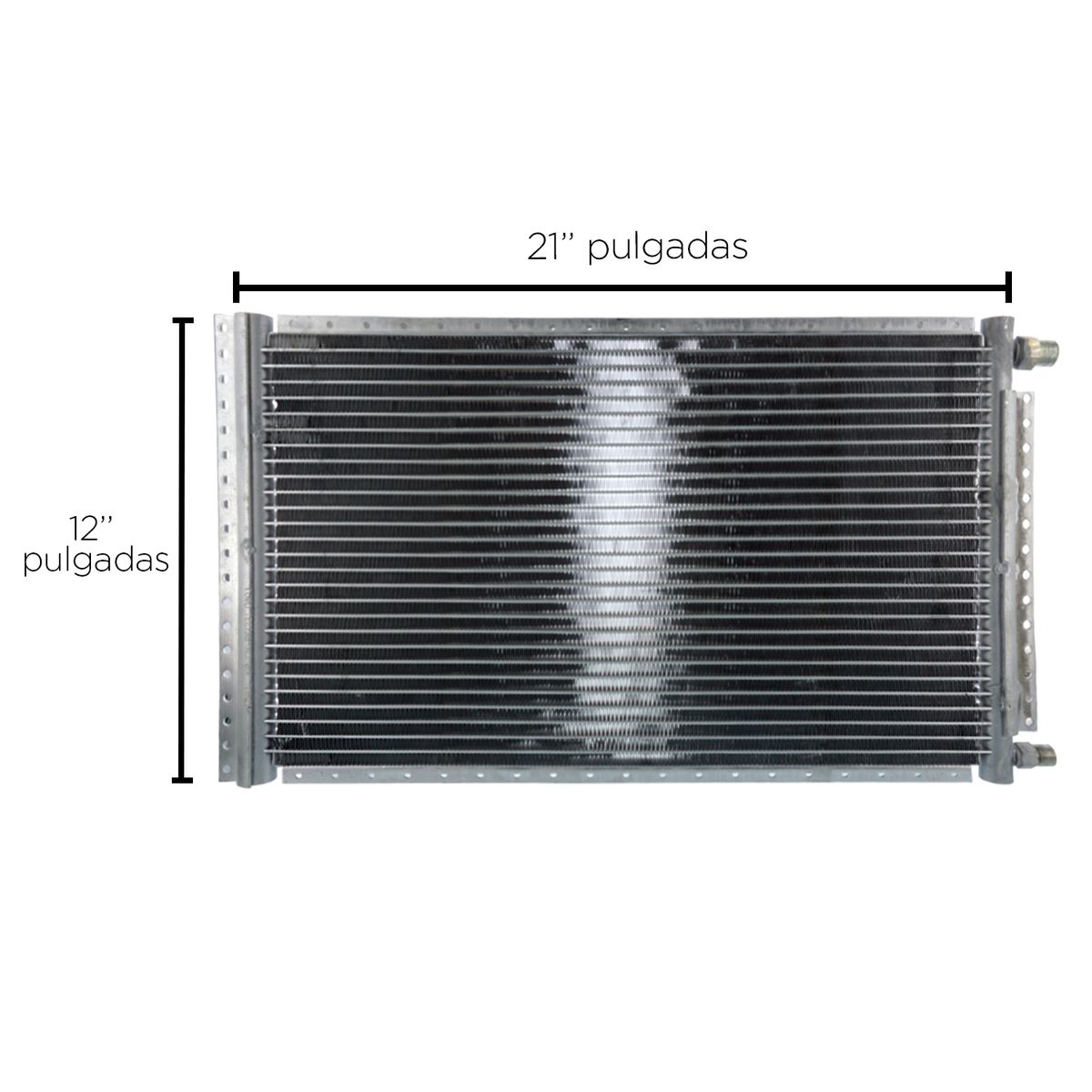 AMERICAN AIR - Condensador De Ac 12x21 Flujo Paralelo Universal.