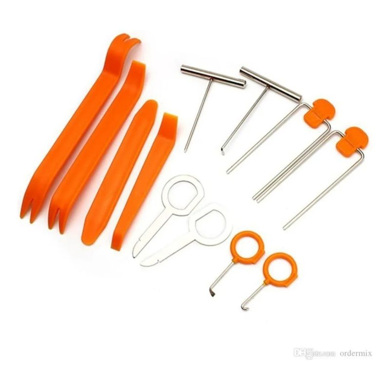 ROZENBERG SPA - Kit 12 Herramientas Desmontaje Radios Tableros Auto Set