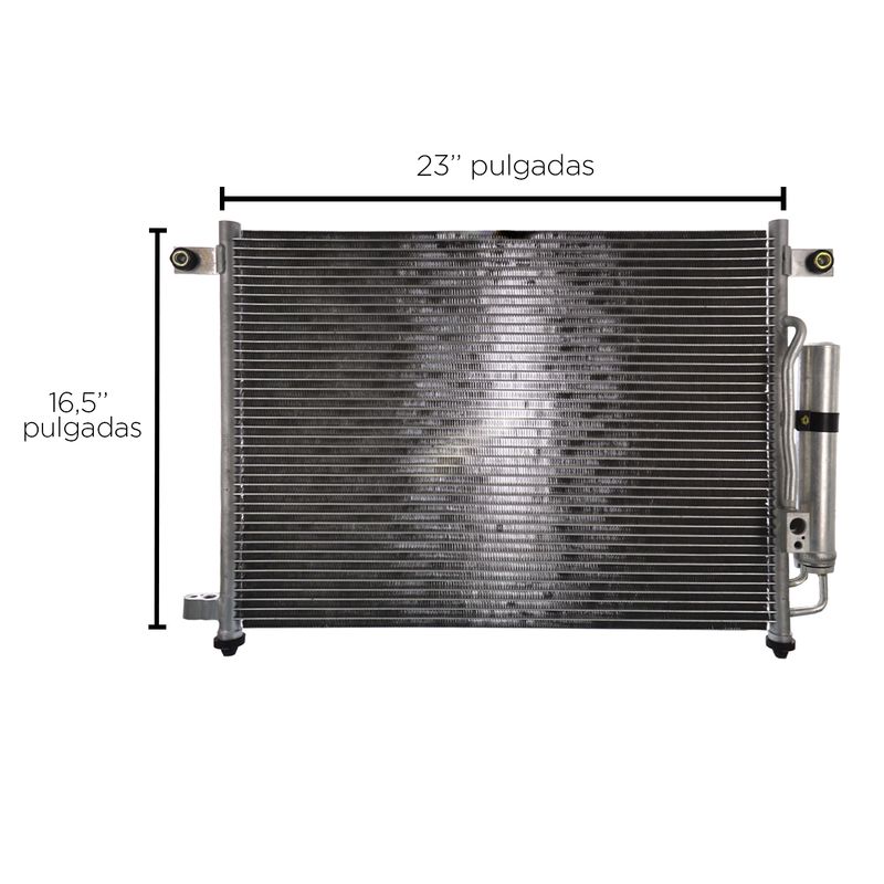 AMERICAN AIR - Condensador De Ac 23x16 Chevrolet Aveo 04-09 Daewoo 04-09.