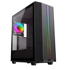 GAMEMAX - Gabinete Precision - S/Fuente - E-ATX - Negro - Incluye 1 Fan.