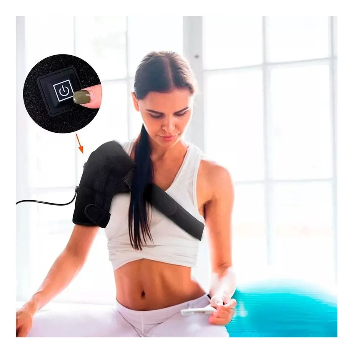 MOVI - Soporte de hombro con calor terapia térmica