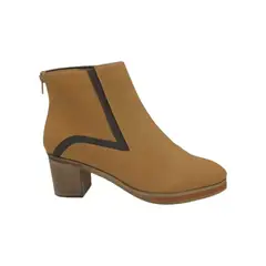 HERIEL - Botín Beige Taco Mujer