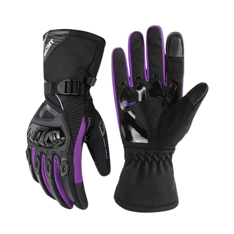 GENERICO - Guantes para Moto Invierno XS Mujer Impermeable Touch Suomy