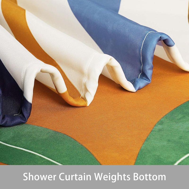 GENERICO - JUEGO DE TEXTIL DE BAÑO IMPERNEABLE 4 PIEZA CON DISEÑO SOL LUNA.
