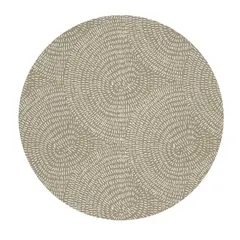 TUYO PRINT - Set 4 Bajoplatos Taupe - 35 cm. - con base -