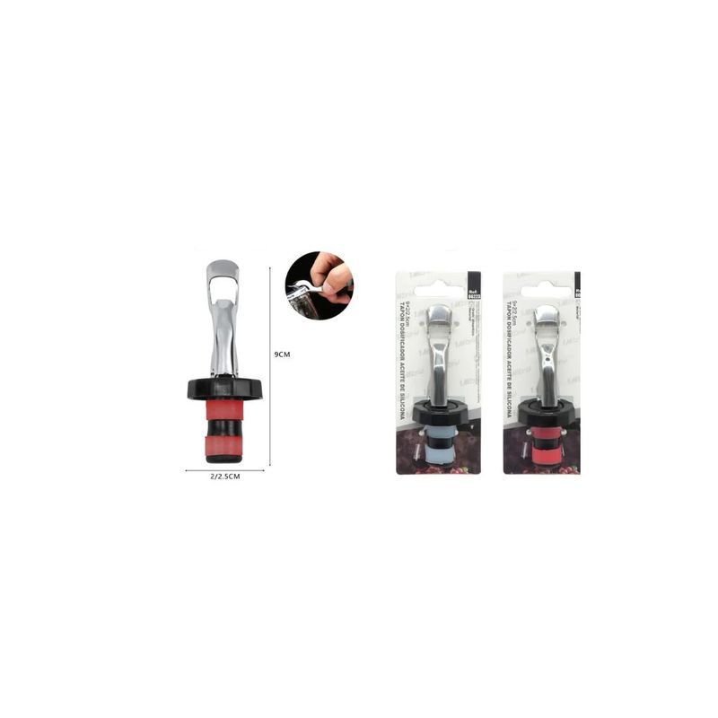 GENERICO - TAPON DOSIFICADOR DESTAPADOR DE BOTELLA 9CM