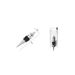 GENERICO - TAPON DE VINO DE PUNTA CROMADA 9CM