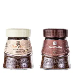 JUAN VALDEZ - Pack Café Soluble Liofilizado Chocolate y Vanicanela 95g