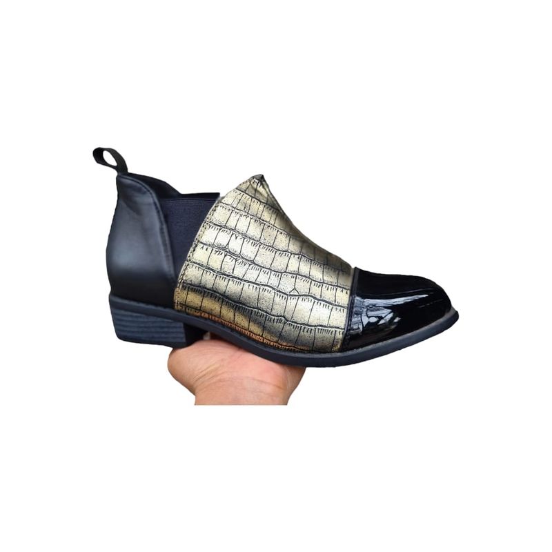 HERIEL - Zapato Negro Bajo Mujer.