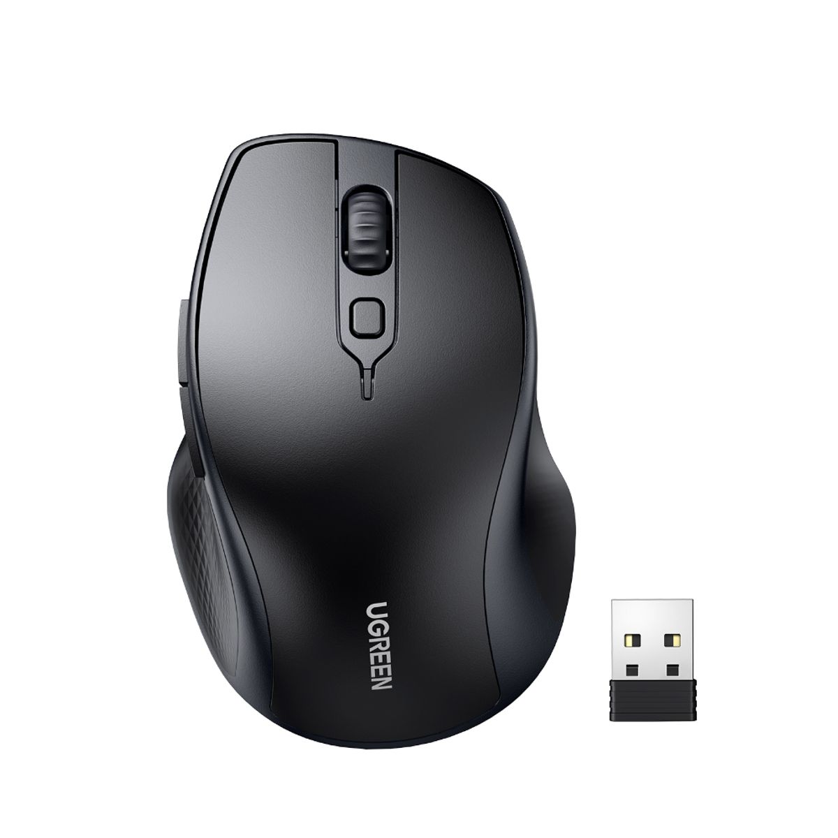 UGREEN - Mouse Inalámbrico 24GHz + BT Negro Ugreen