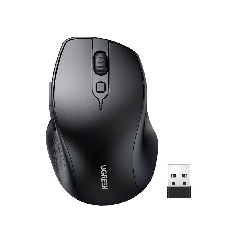 UGREEN - Mouse Inalámbrico 24GHz + BT Negro Ugreen