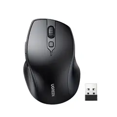 UGREEN - Mouse Inalámbrico 24GHz + BT Negro