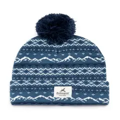 ANDESGEAR - Gorro Unisex Pompon Snow Azul