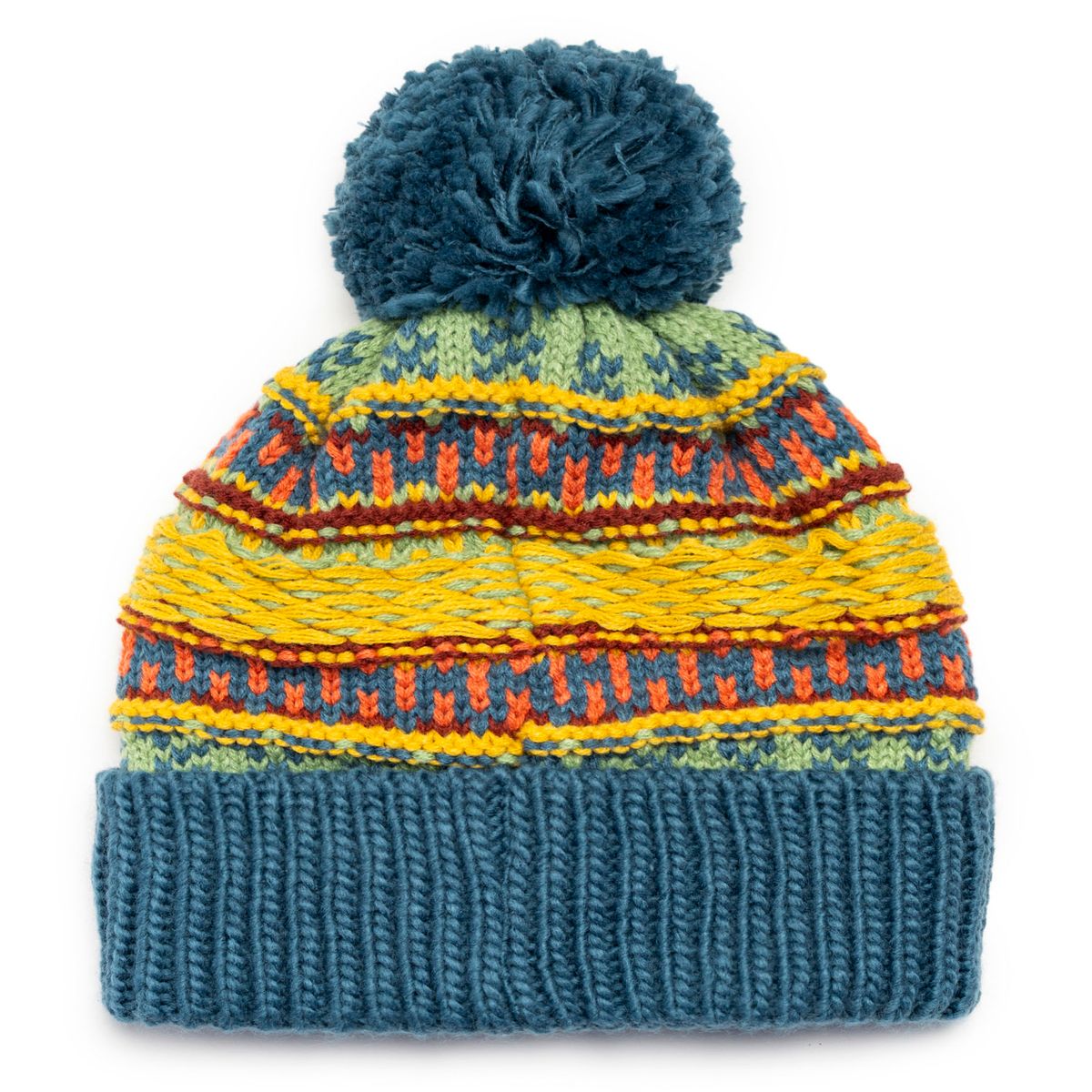 ANDESGEAR - Gorro Unisex Pompon Knited Beanie Azul Andesgear
