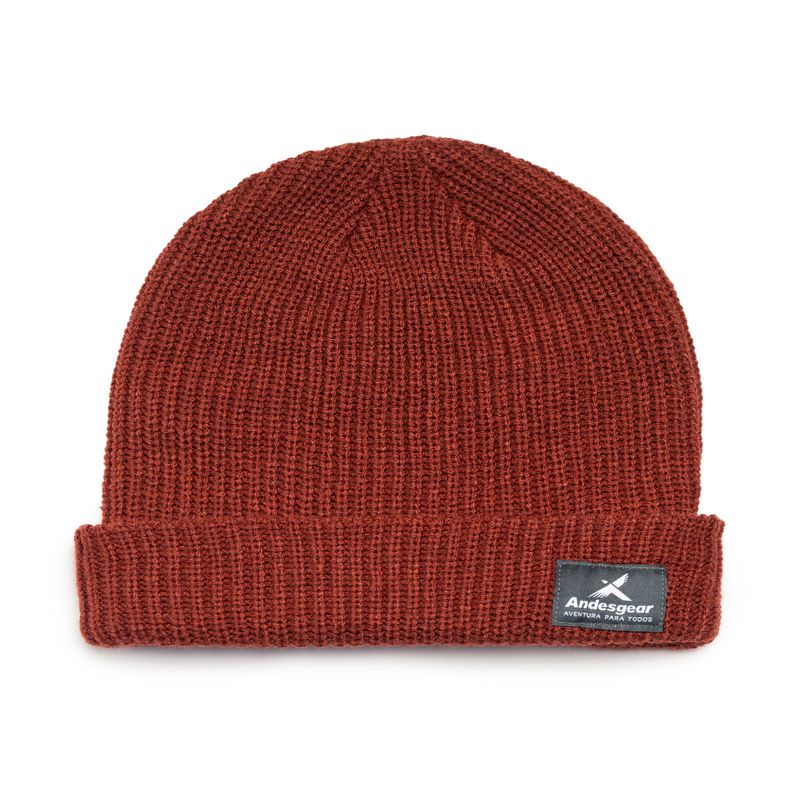 ANDESGEAR - Gorro Unisex Logo Beanie Rojo Andesgear