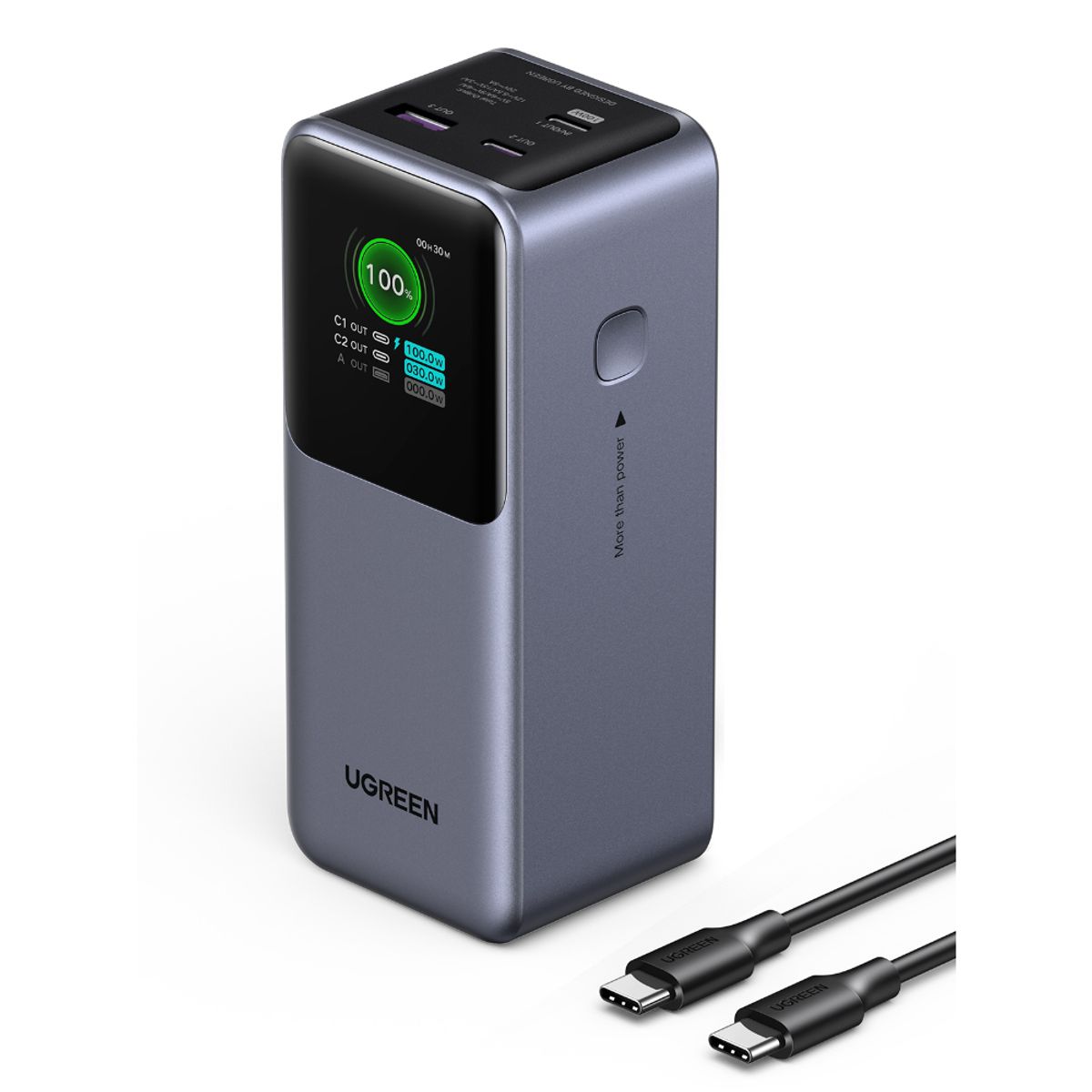 UGREEN - Batería 20000mAh 130W USB-C + USB-A Ugreen