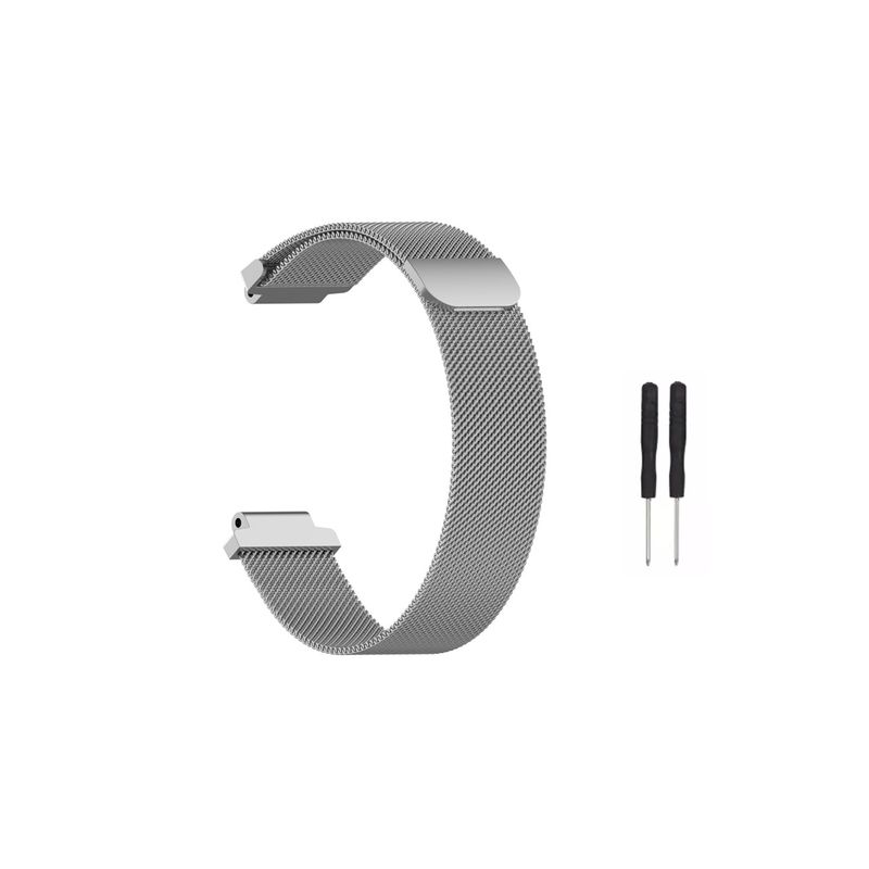 GENERICO - Correa Garmin Forerunner 235 735xt 220 620 630 Plata Oscur S
