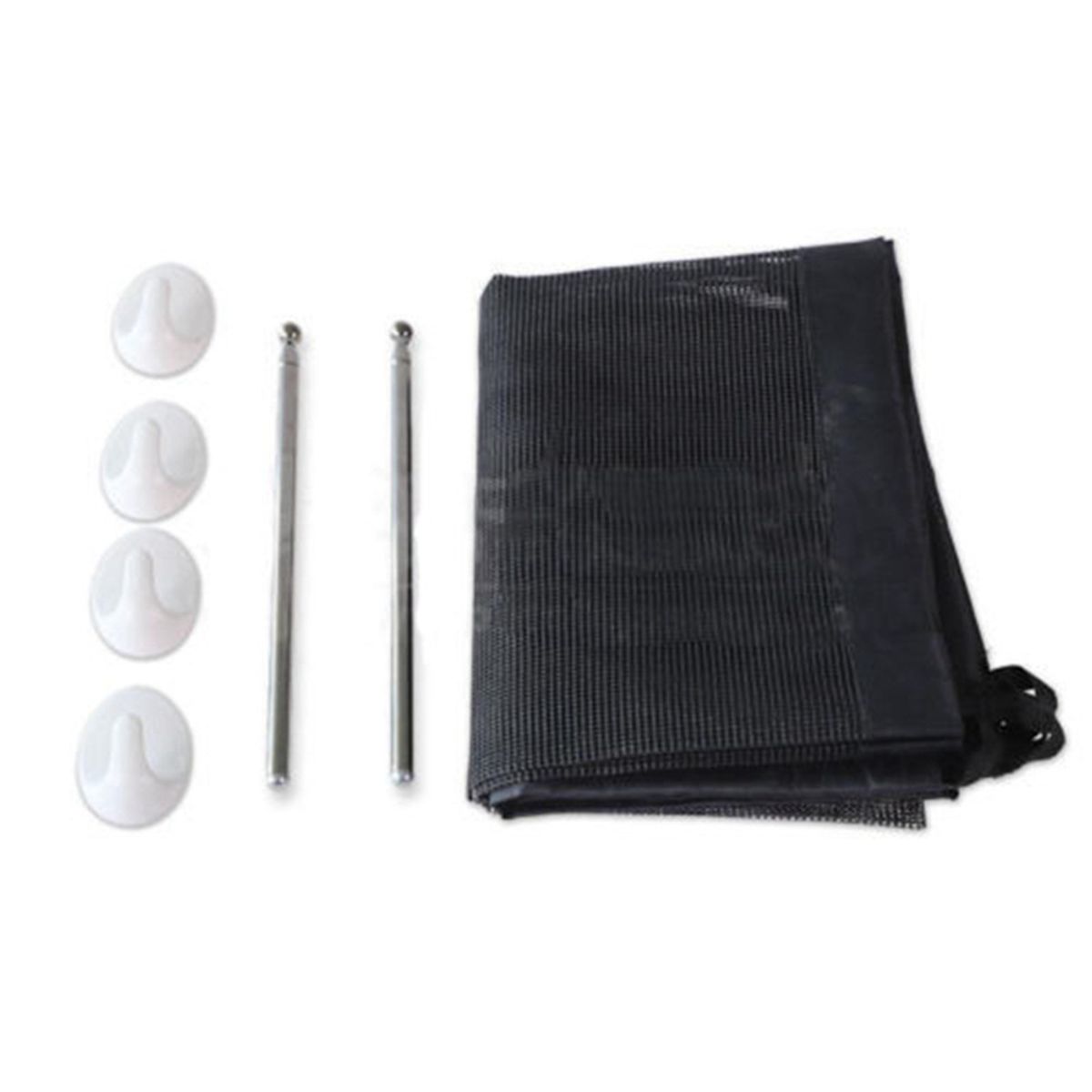 GENERICO - Malla Puerta Mágica Seguridad Bebe Perros Mascotas Pack x2