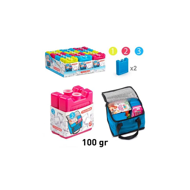 GENERICO - SET 2 ACUMULADOR DE FRIO 100G