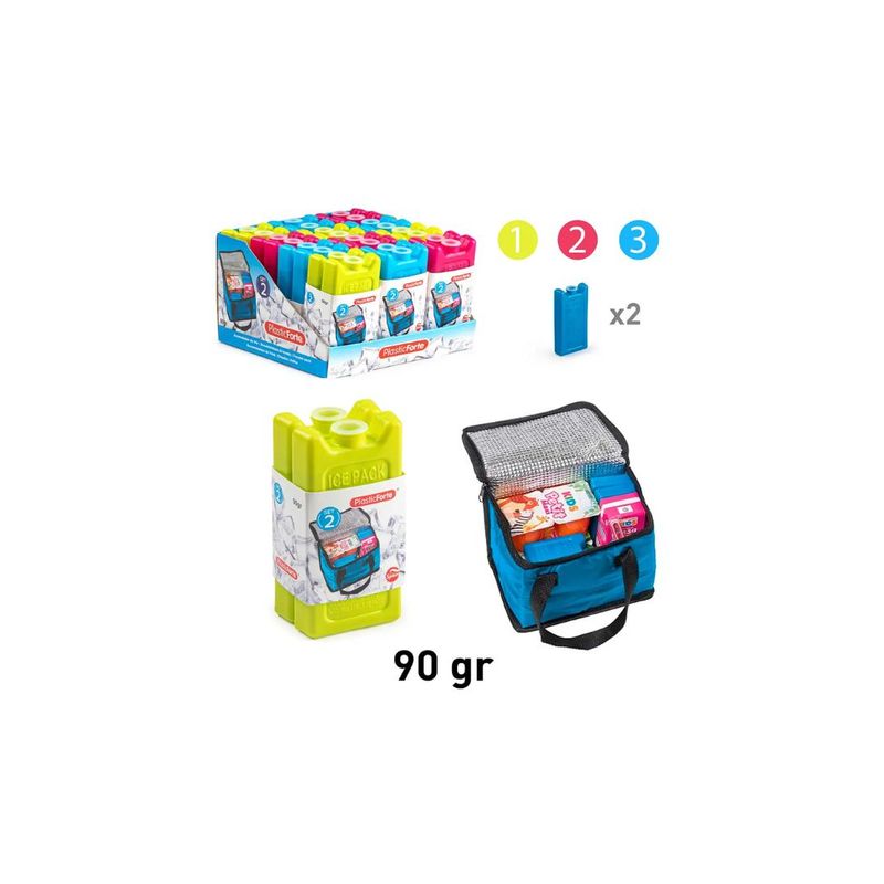 GENERICO - SET 2 ACUMULADOR DE FRIO 90g