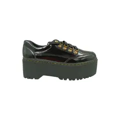 HERIEL - Zapato Negro Plataforma Mujer.