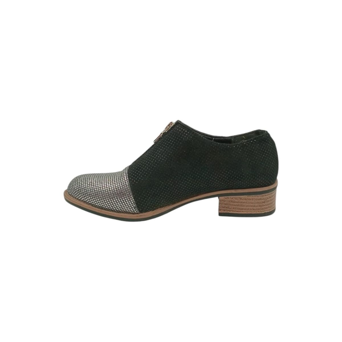 HERIEL - Zapato Negro Bajo Mujer