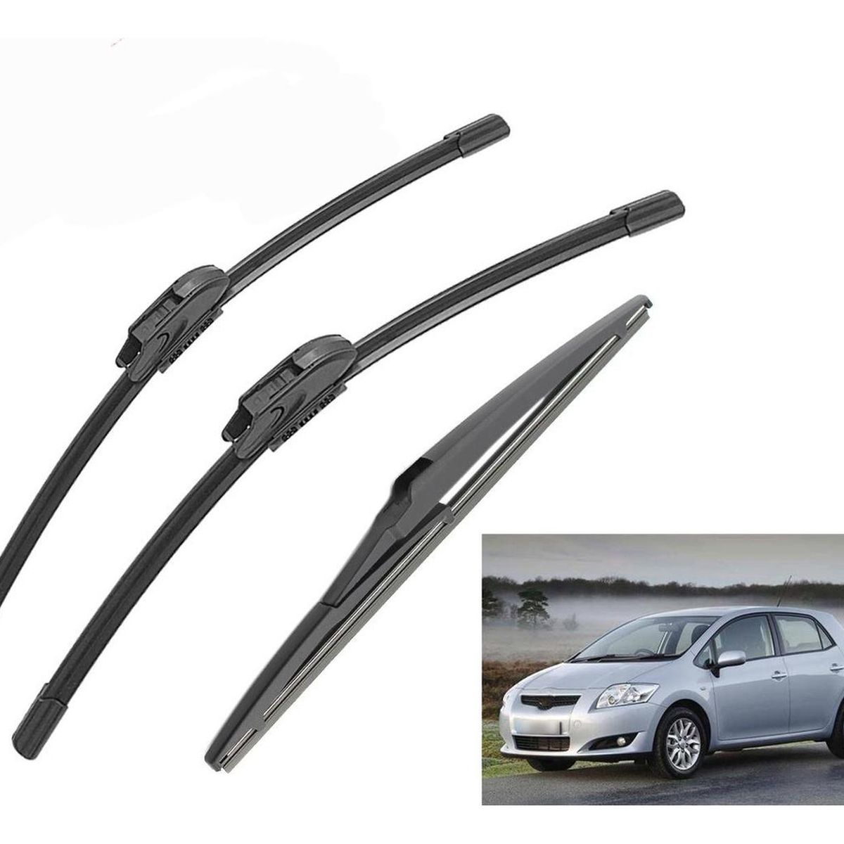 GENERICO - Juego de Plumillas Limpiaparabrisas Toyota Auris (2006-2012)