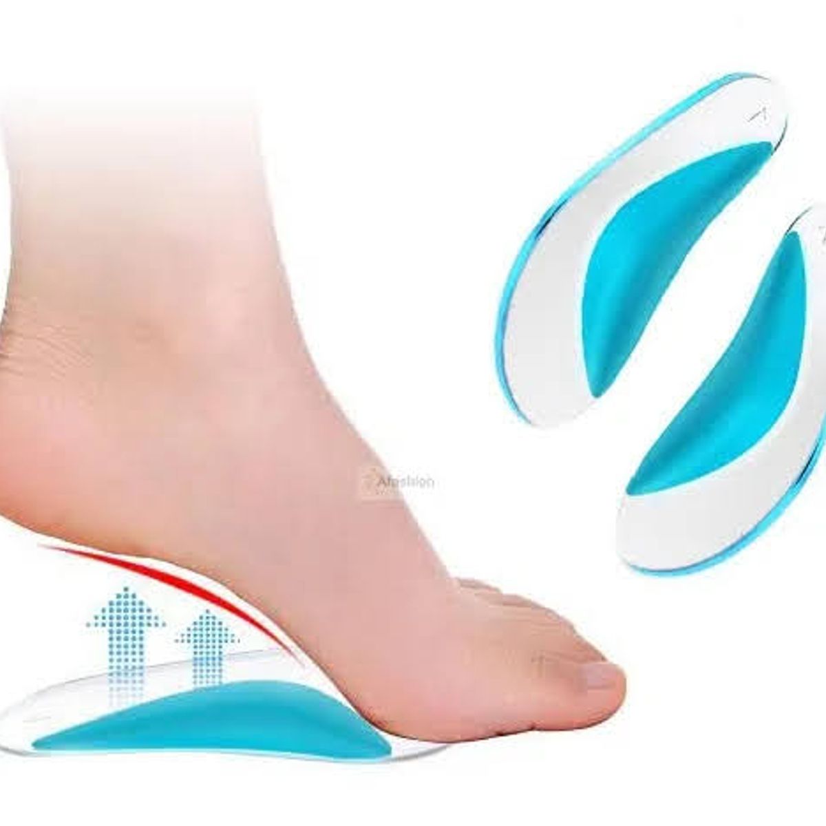 GENERICO - Par Plantillas Para Pie Plano Soporte de Arco Comodidad Reusable Gel