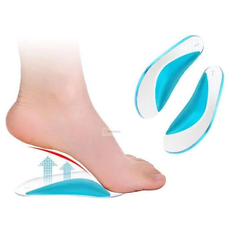 GENERICO - Par Plantillas Para Pie Plano Soporte de Arco Comodidad Reusable Gel