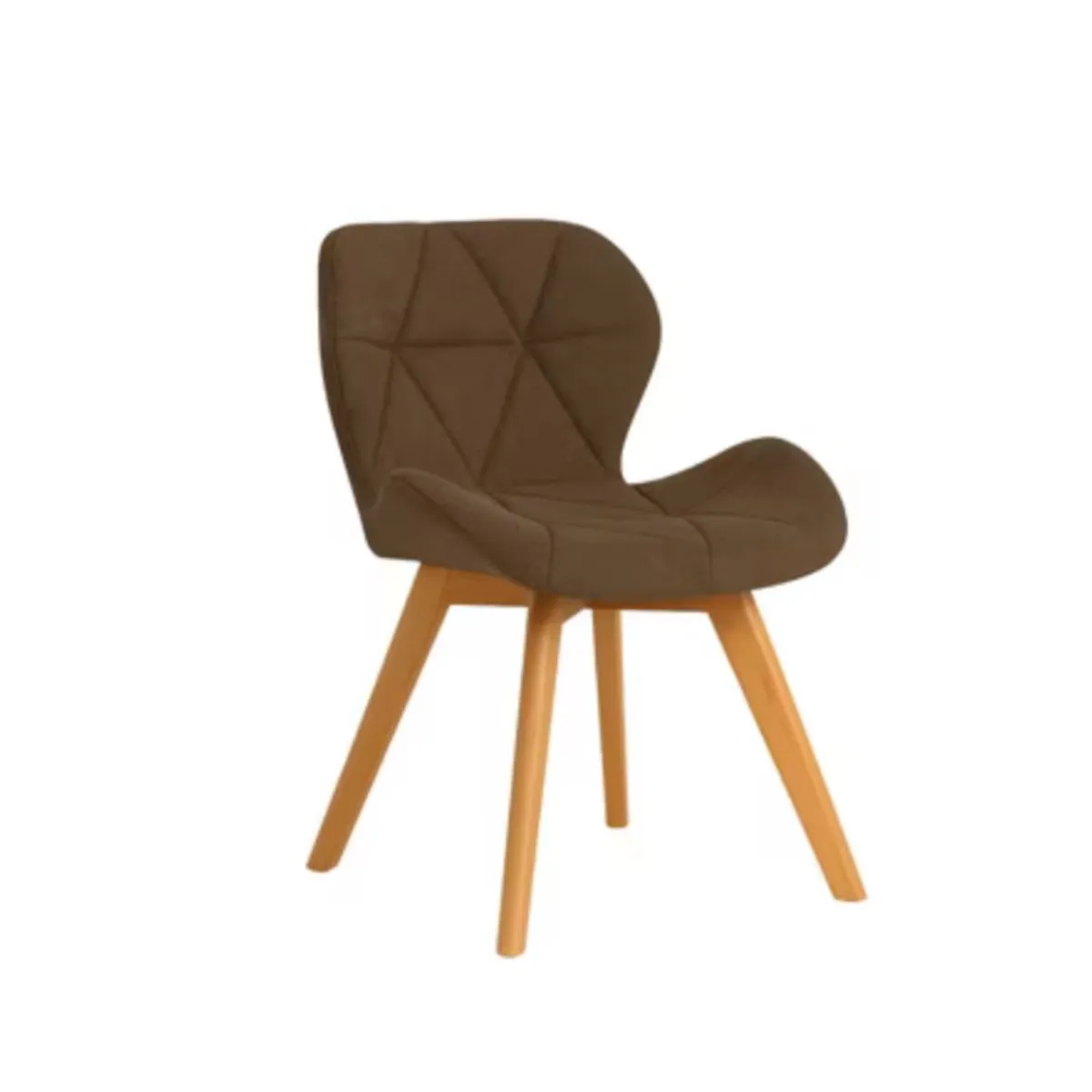 HABITA2 CHILE - Pack de 4 Silla Aviador Mariposa Radar Wood Lino - Marrón