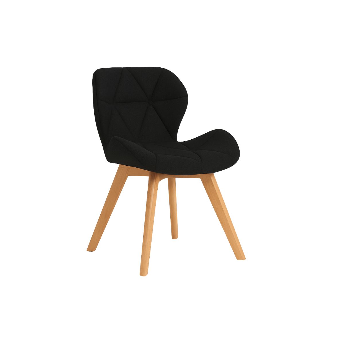 GENERICO - Silla Aviador Mariposa Radar Wood Lino - Negro