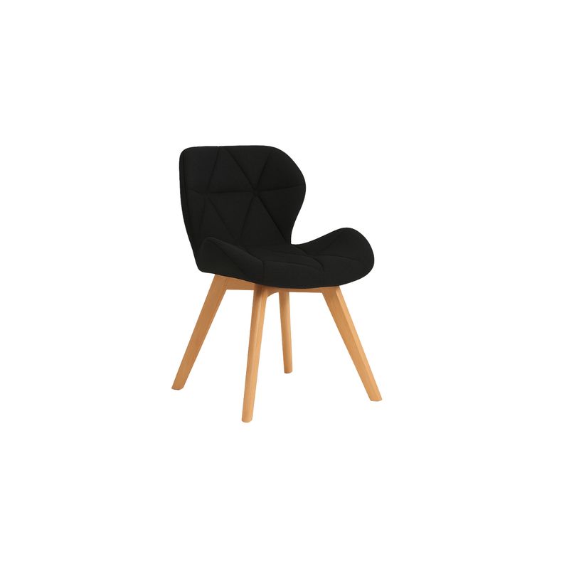 GENERICO - Silla Aviador Mariposa Radar Wood Lino - Negro