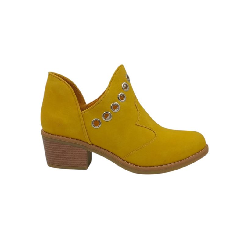 HERIEL - Botín Amarillo Tachas Mujer