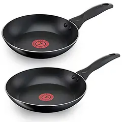 TEFAL - Set Sartenes 2026 Cm Marca Francesa Color Negro