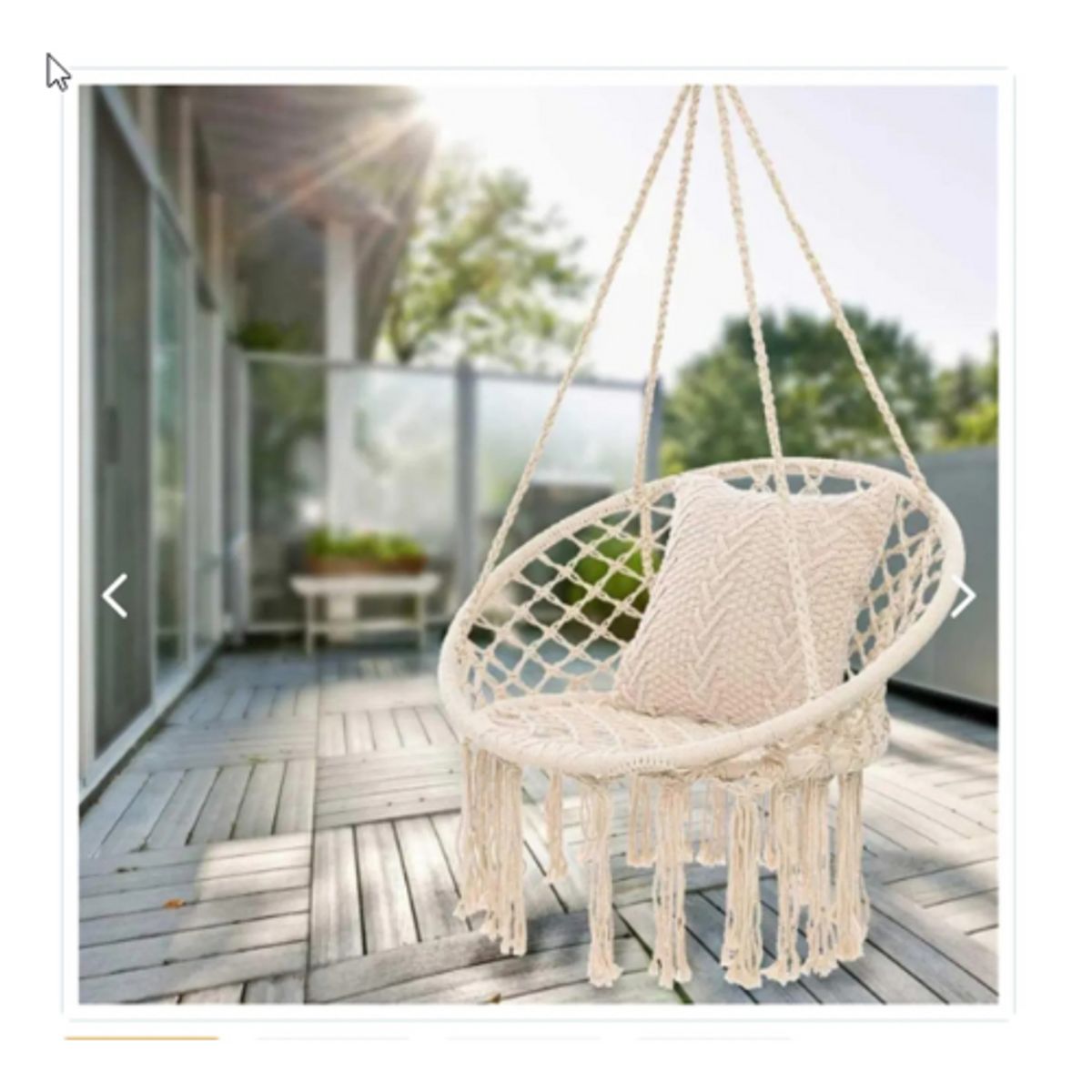 MOVI - Silla Hamaca para Interior o Exterior