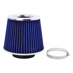 ROZENBERG SPA - Filtro De Aire Alto Flujo Conico 75mm Auto Jeep Tuning Azul