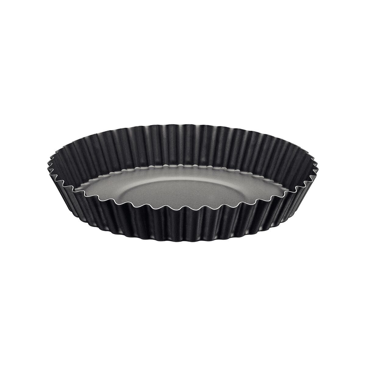 TRAMONTINA - Molde para Tarta Tramontina Brasil en aluminio con revestimiento interno y externo antiadherente Starflon Max grafito 24 cm 1,4 L