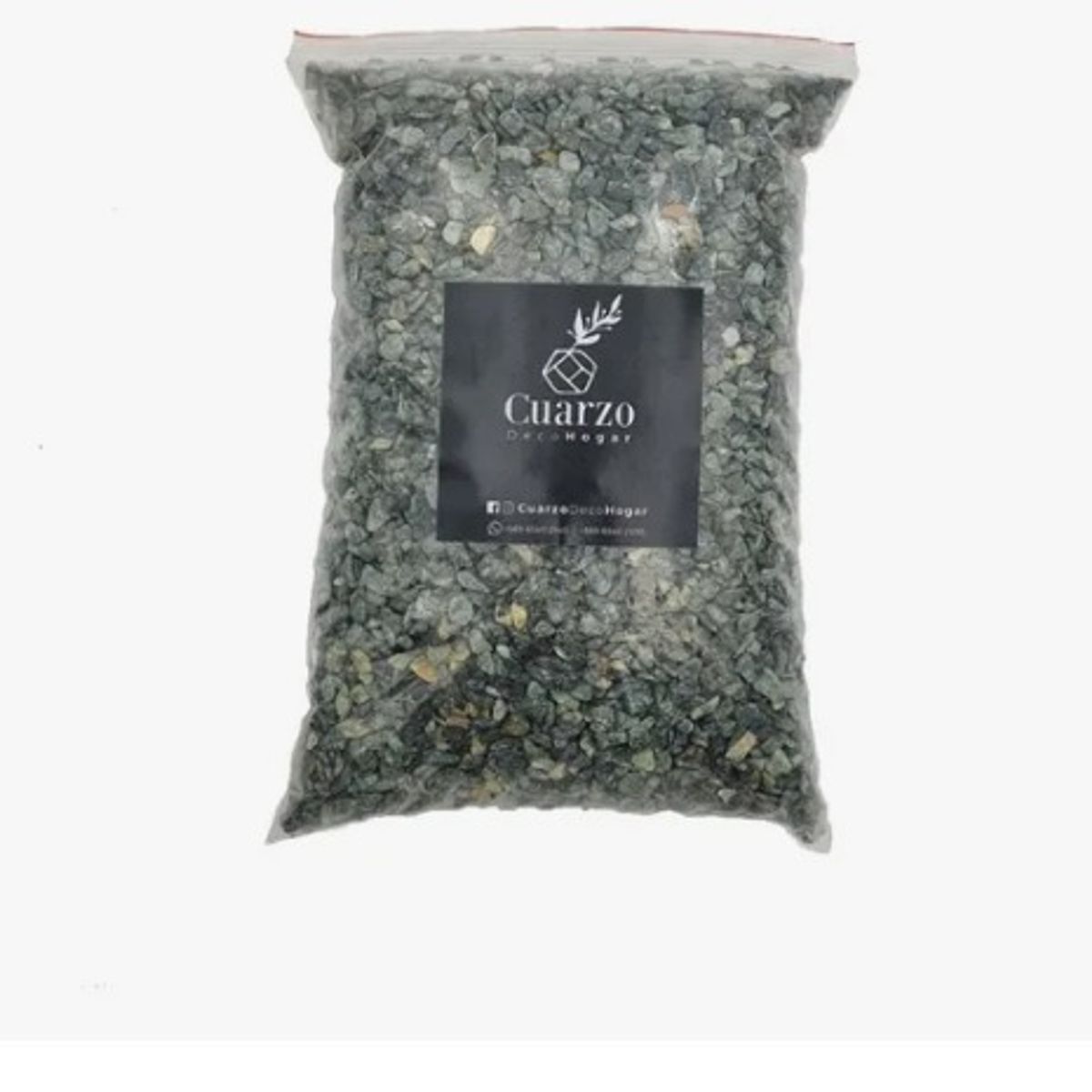 GENERICO - Grava Sudafricana Verde Oceano Fondo De Acuarios. 800 gr