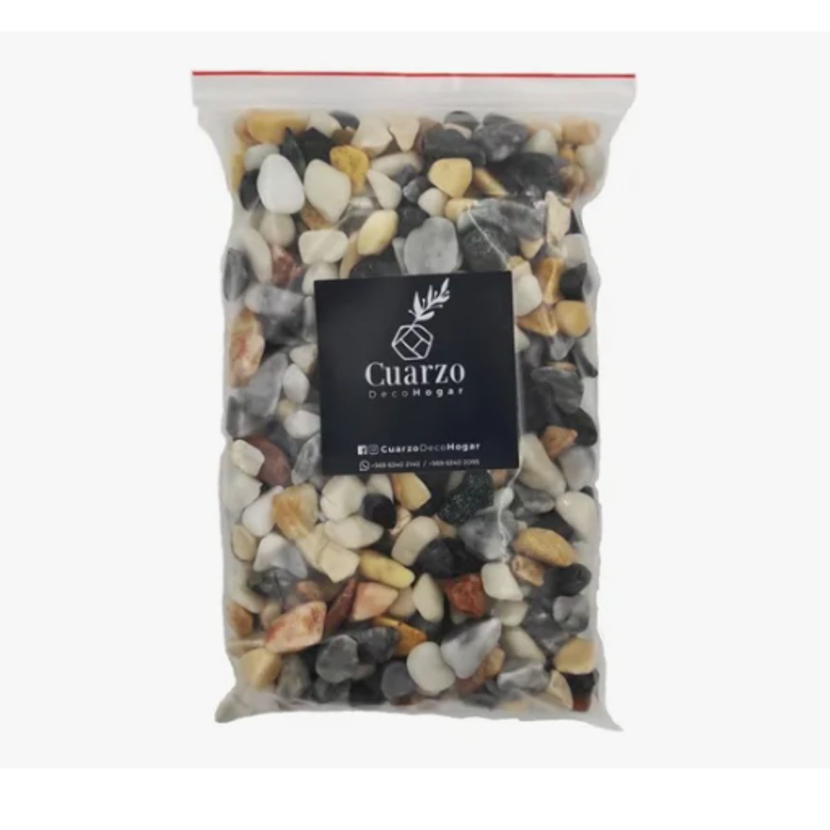 GENERICO - Piedras Sudáfricana Multicolor Formato 1kg