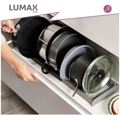 Imagen 2 del producto Rack Organizador De Ollas Expandible Menaje Tablas Tapas XL