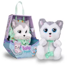 IMEXPORTA - Peluche De Perrito Husky Interactivo Baby Paws