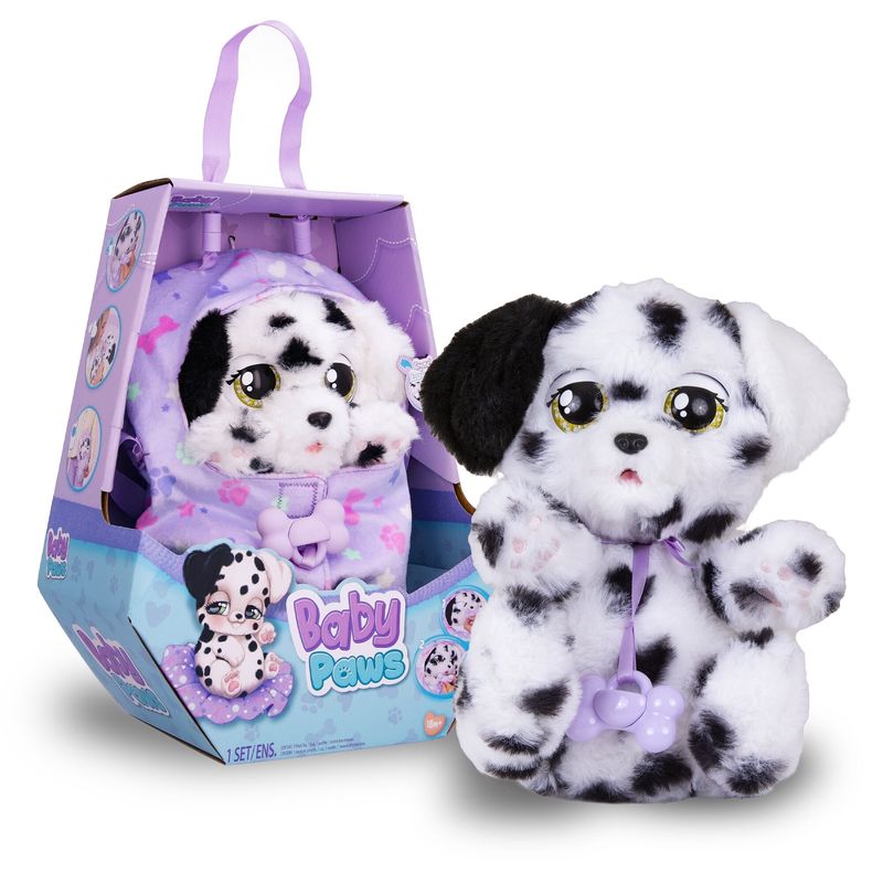 IMEXPORTA - Peluche De Perrito Dalmata Interactivo Baby Paws Imexporta