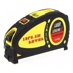 ROZENBERG SPA - Nivel Laser Huincha 4 En 1 Multifuncional 5.5 Mts