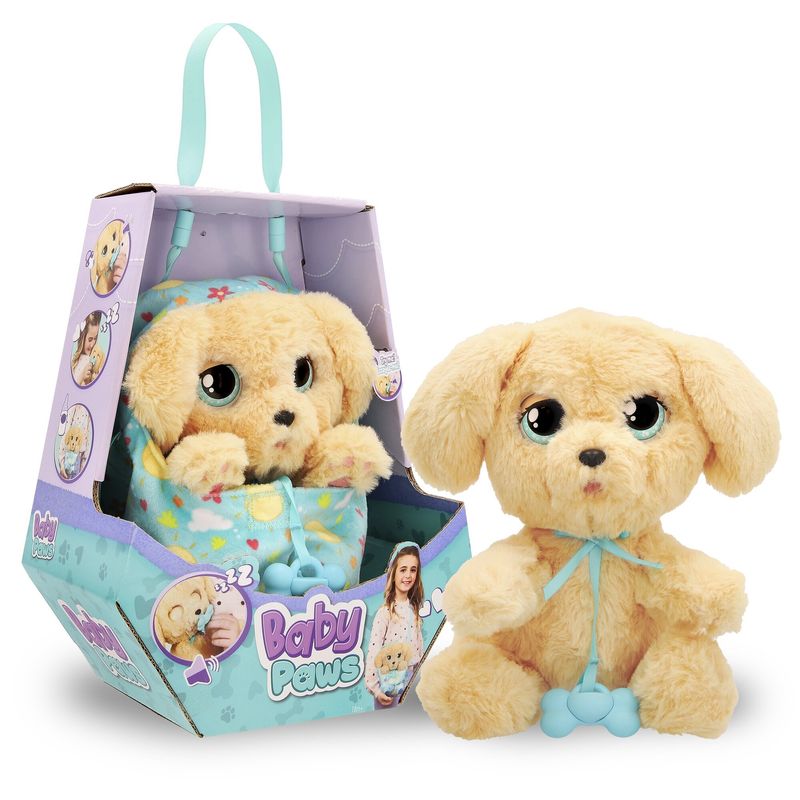 IMEXPORTA - Peluche De Perrito Labrador Interactivo Baby Paws Imexporta