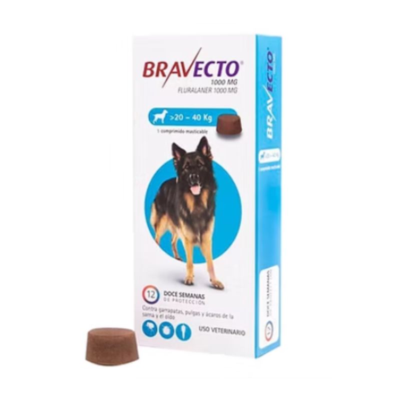 BRAVECTO - Bravecto Perro 20 a 40 Kilos
