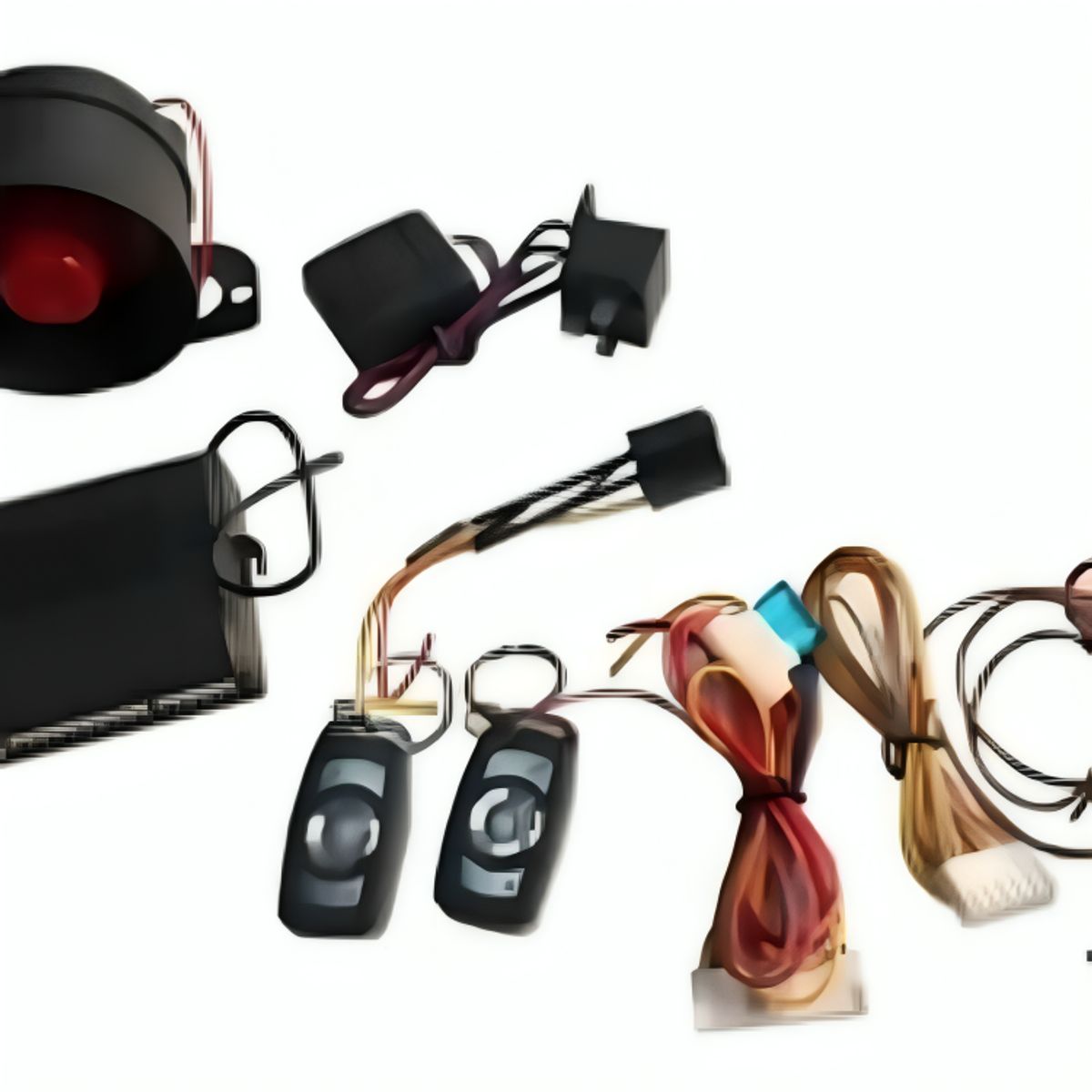 GENERICO - Alarma De Auto Sistema De Seguridad 2 Mandos
